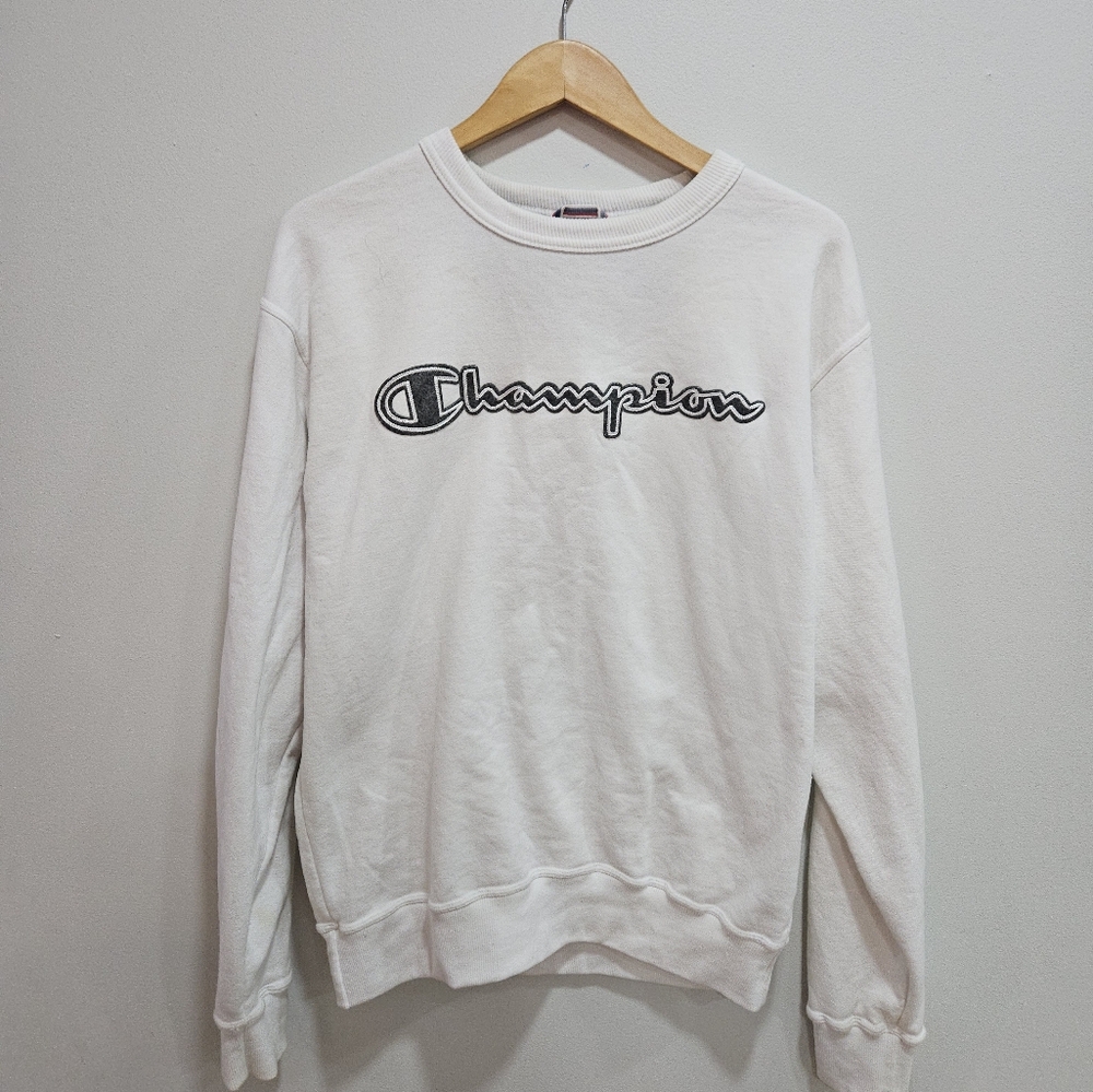 Champion white sweater size M